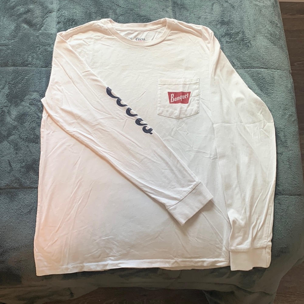 Medium Mens Brixton x Coors Banquet Long Sleeve T-Shirt
